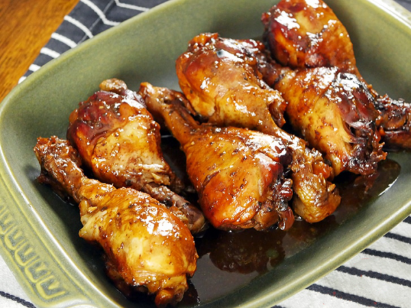 Spicy, Sweet And Sticky Chicken.