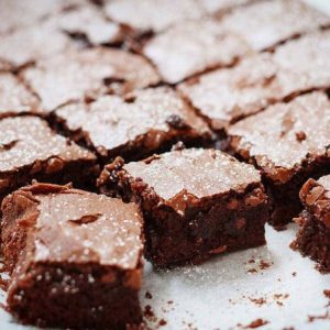 The Best Fudgy Chocolate Brownies Ever.