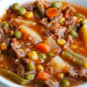 Old Fashioned Vegetable Beef Soup Is One Of My All-Time Favorite