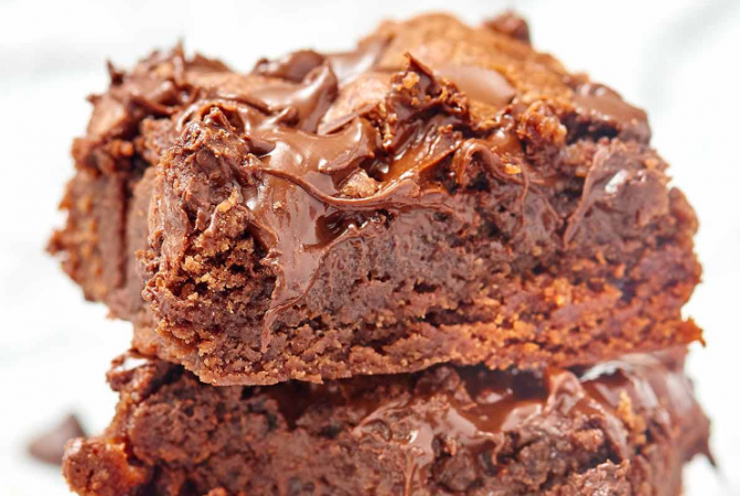 Perfect Fudgey, Chocolatey, Gooey, Thick Brownies