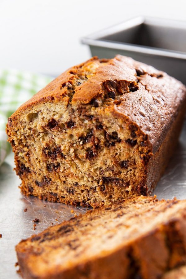 Moist Yet Fluffy Chocolate Chip Banana Bread. – Kitchen Cookbook