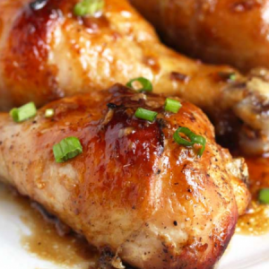 Baked Chicken Drumsticks in Honey and Soy