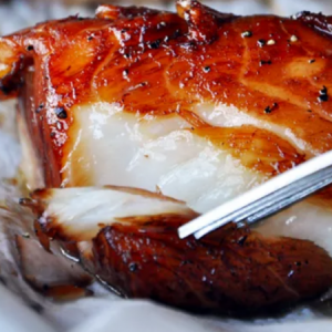 Baked Honey-Marinated Fish