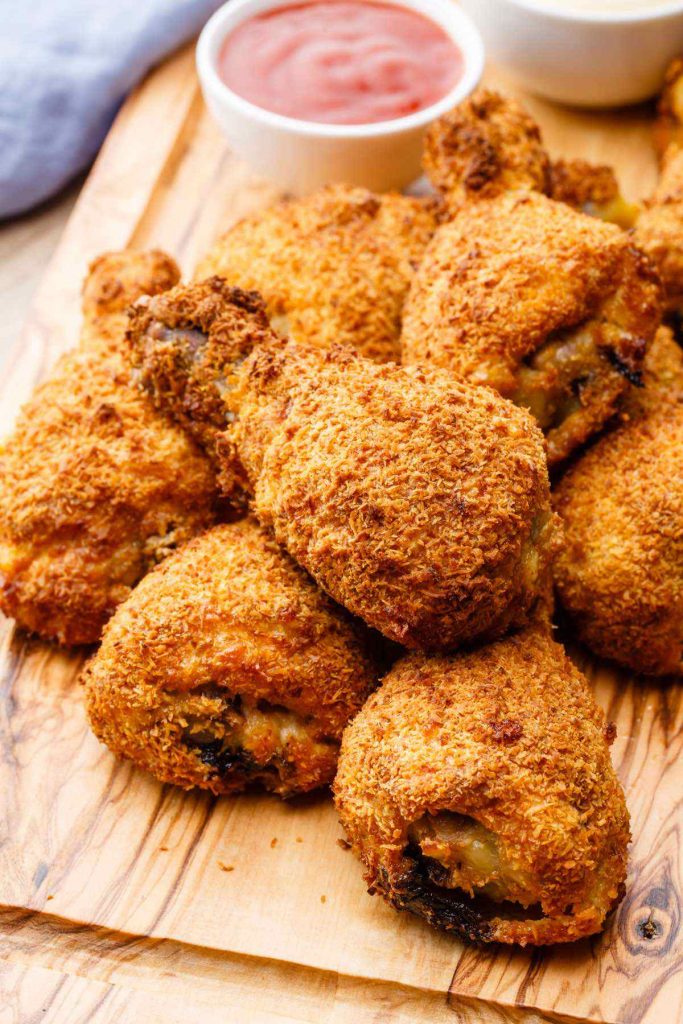 Air Fryer Fried Chicken Thighs - Kitchen Cookbook