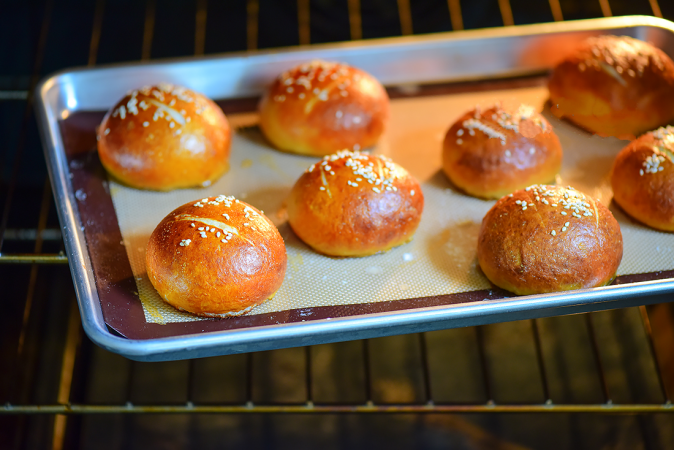 Soft Pretzel Bread Buns.