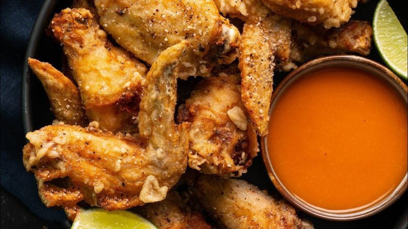 Salt and Pepper Chicken Wings