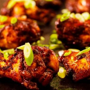 Hot and Spicy Garlic Chicken Wings