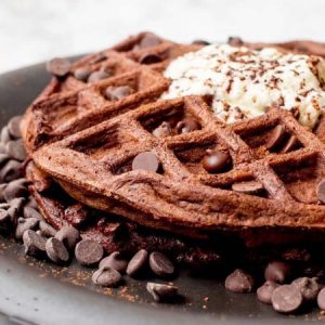 Chocolate Waffles are Perfect For Brunch