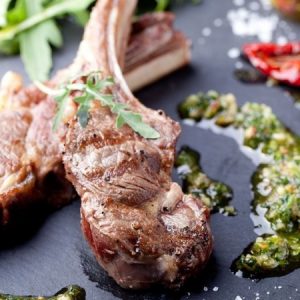 Grilled Lamb With Herb Rub