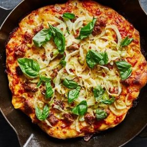 Cast-Iron Skillet Pizza