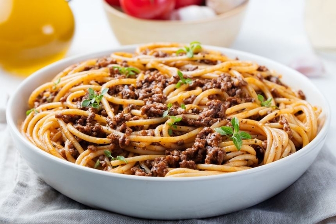 Pasta with Ground Beef