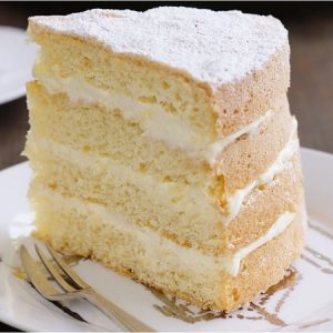 Lemon Mascarpone Sponge Cake
