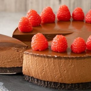 No-Bake Chocolate Cheesecake