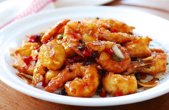 Sweet and Spicy Shrimps