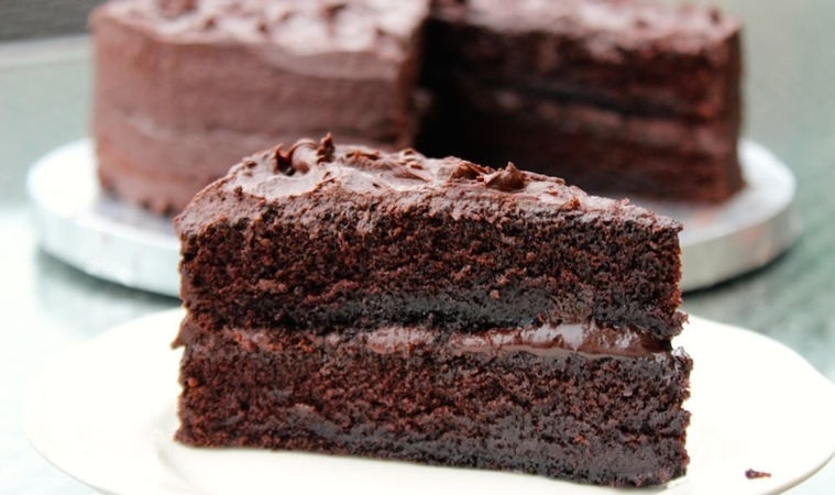 Ultra-moist, Ultra Fudgy Chocolate Cake