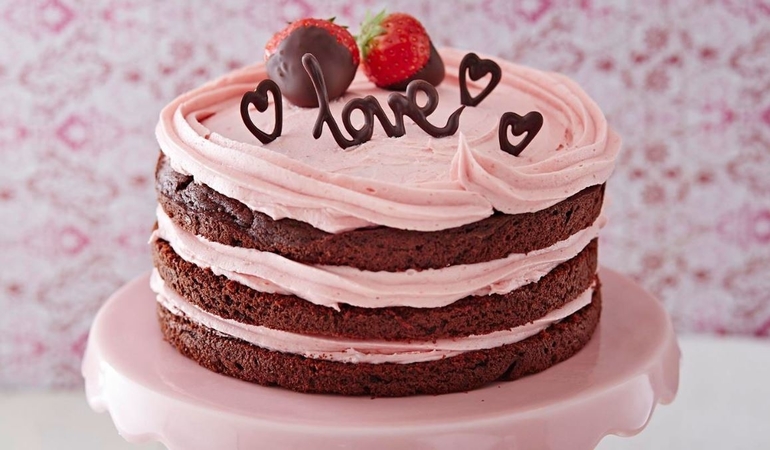 Valentines Chocolate Cake