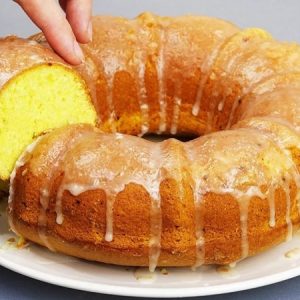 Lemon Bundt Cake with Glaze