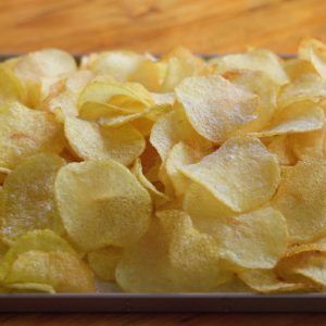 Crispy Baked Potato Chips