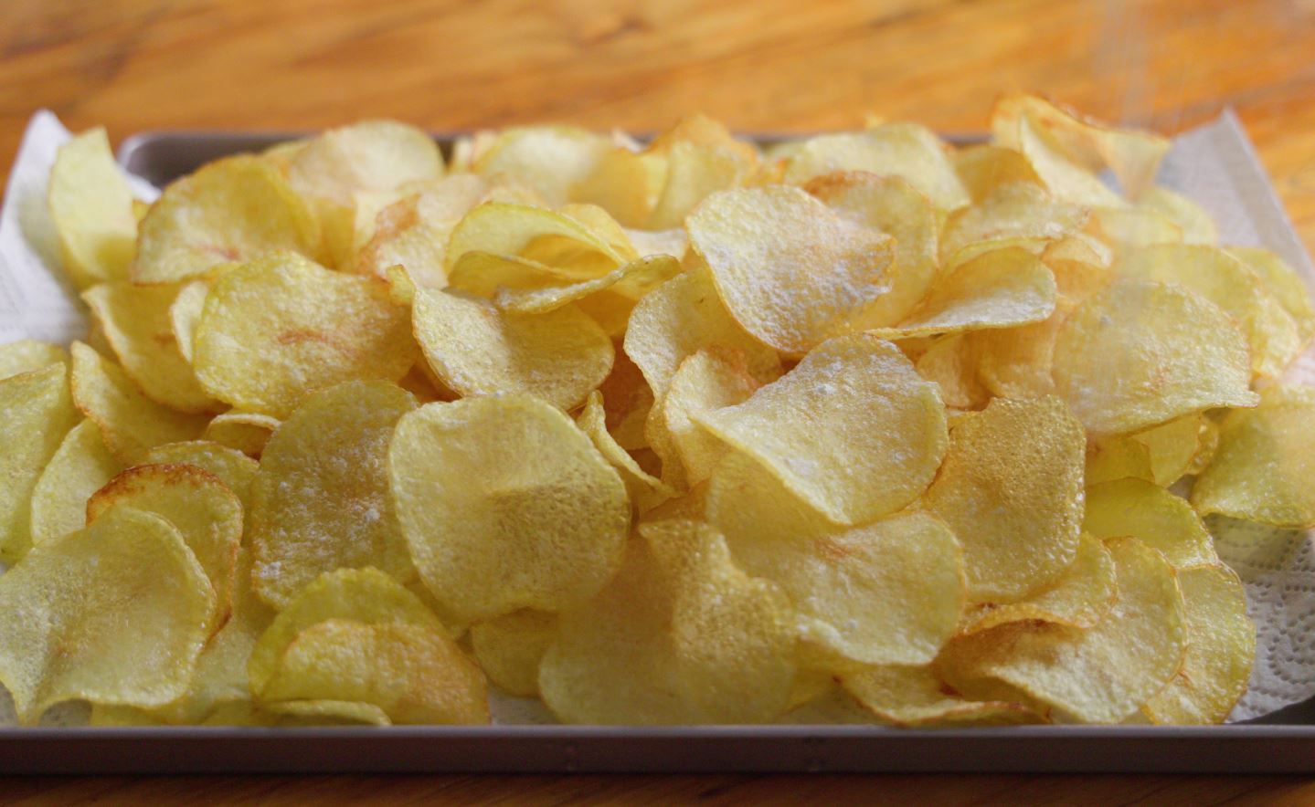 Crispy Baked Potato Chips