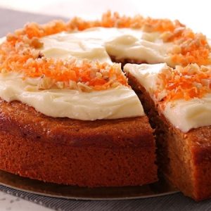 Carrot Tea Cake with Cream Cheese Frosting