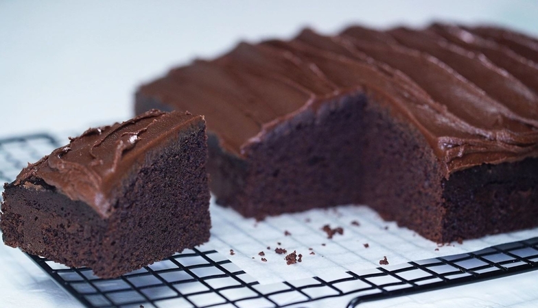 Fluffy, Moist, and Rich Chocolate Sheet Cake