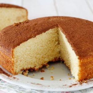 Butterscotch Blondie Cake