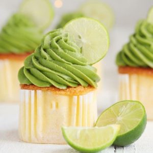 Key Lime Cupcakes with Key Lime Buttercream