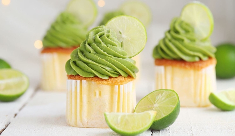 Key Lime Cupcakes with Key Lime Buttercream