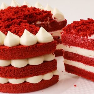 Red Velvet Chiffon Cake