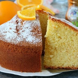 Sour Cream Orange Cake