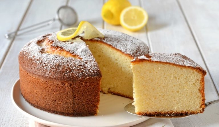 Moist Lemon Genoise Cake - Kitchen Cookbook