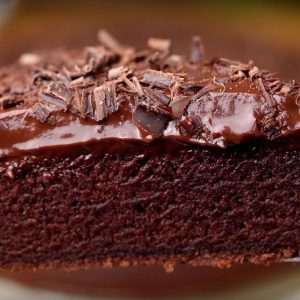 Moist Eggless Chocolate Cake