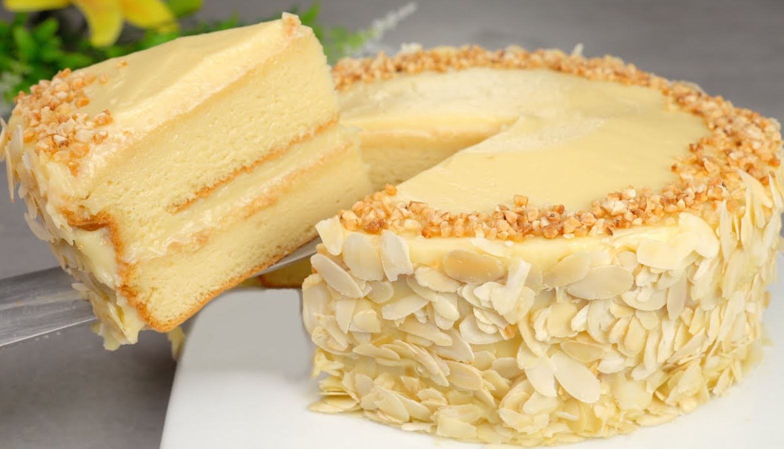 The Perfect Almond Sponge Cake