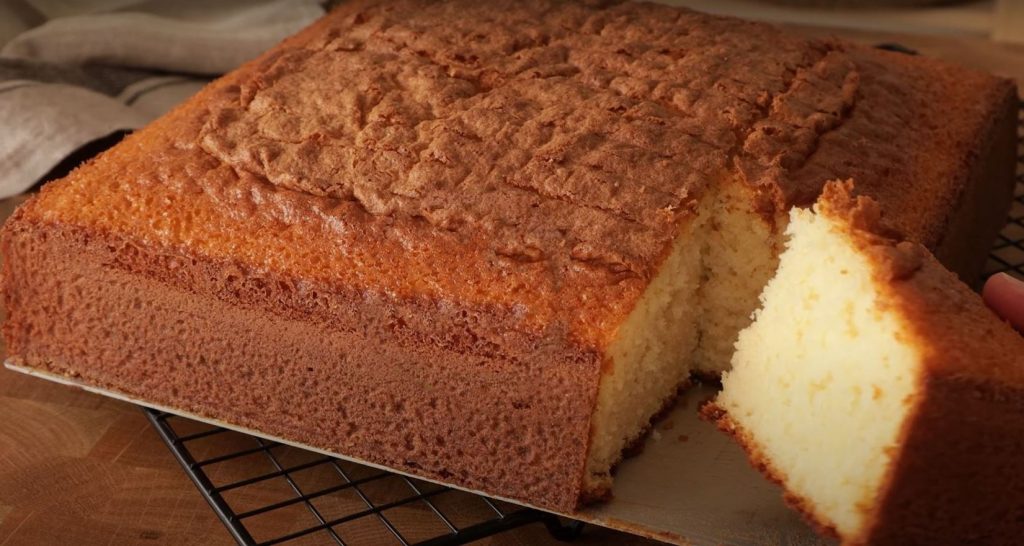 Fluffy, Spongy, Elevated Vanilla Cake Kitchen Cookbook