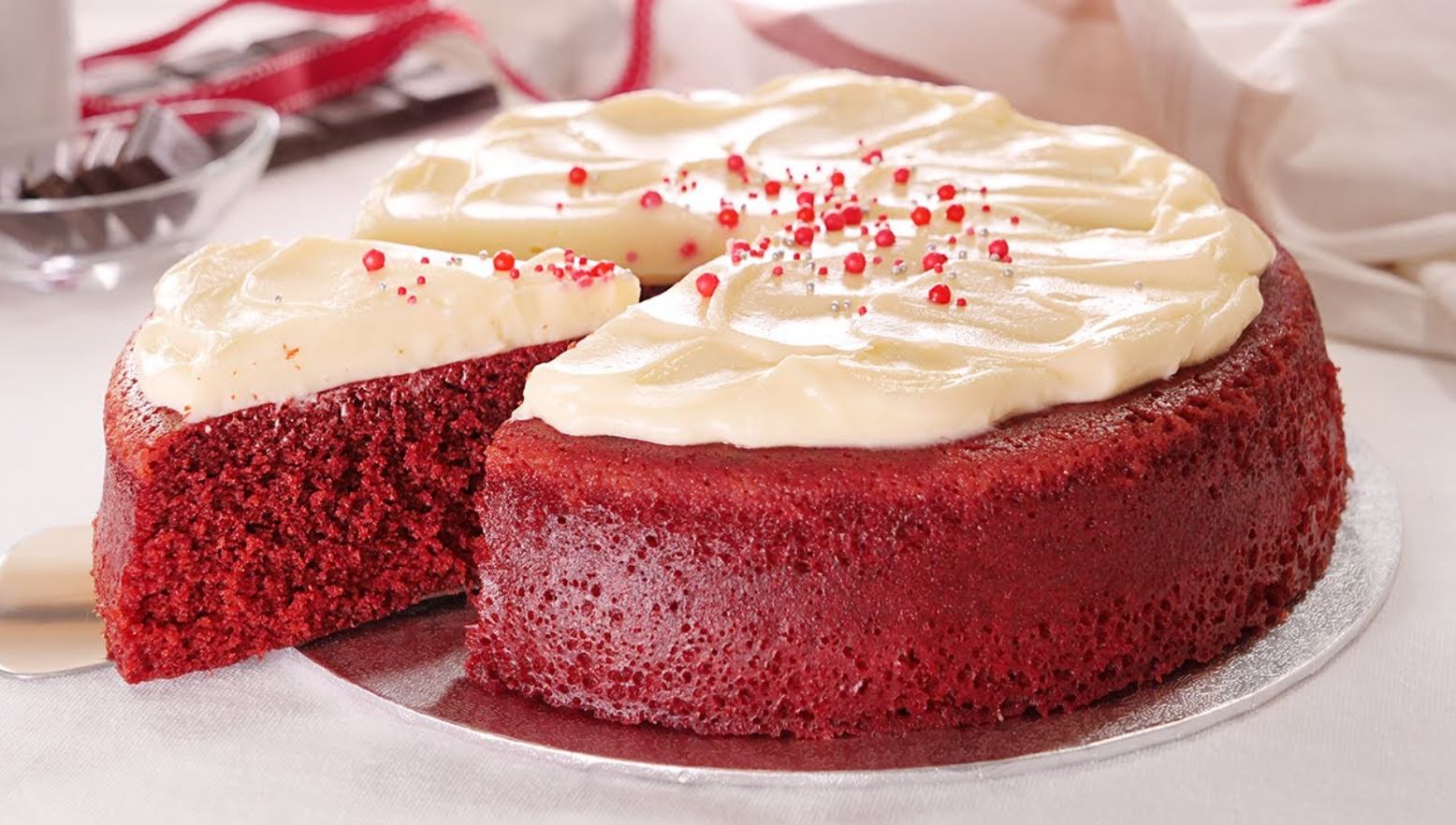 No Oven Red Velvet Cake