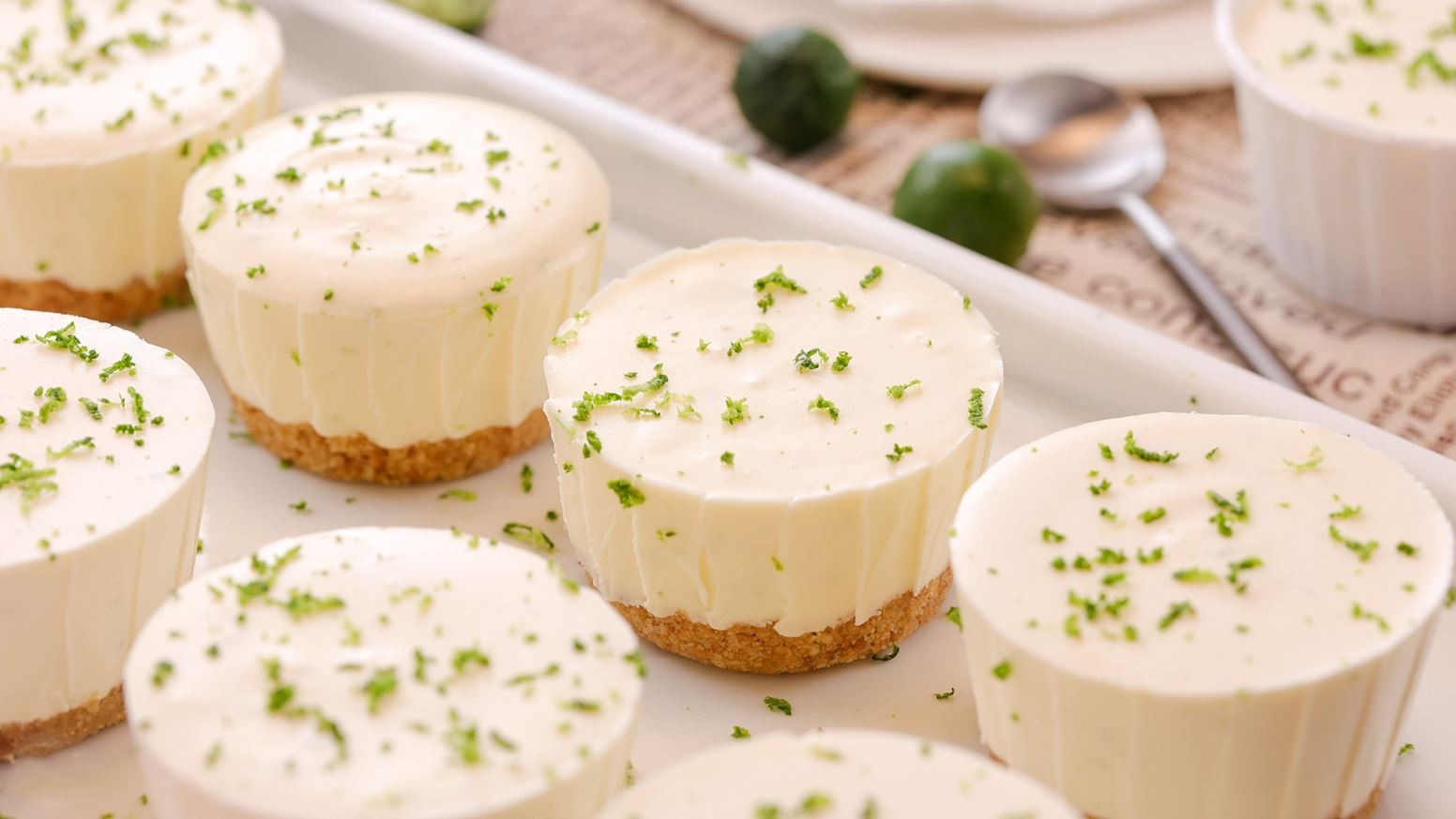 No-bake Lime Mint Cheesecake