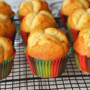 Eggless Vanilla Muffins Recipe