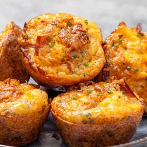 Loaded Bacon and Egg Hash Brown Muffins