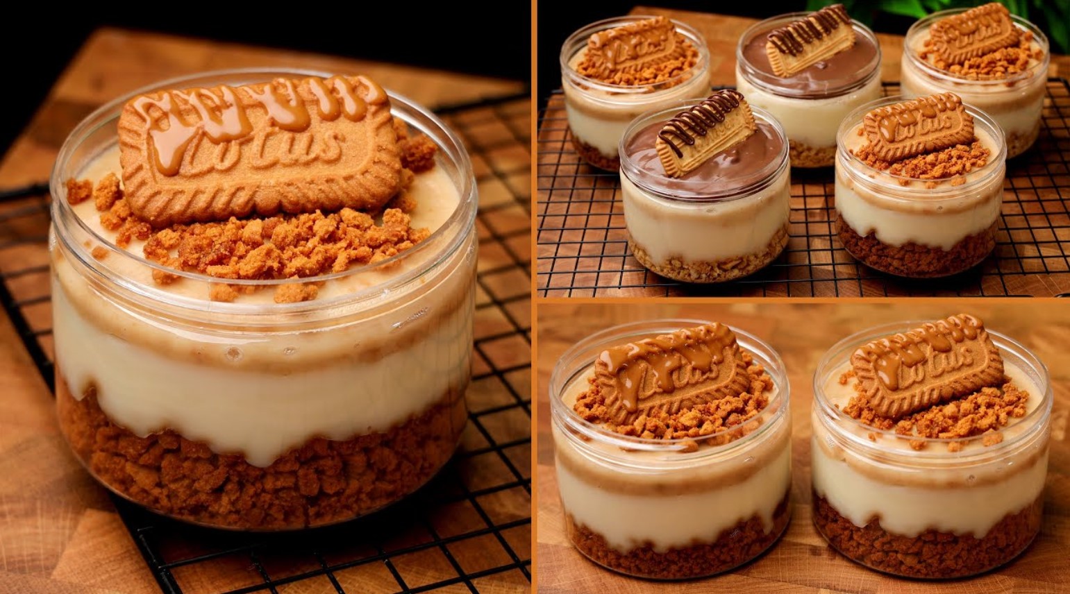 No-Bake Mini Lotus Biscoff Cheesecake