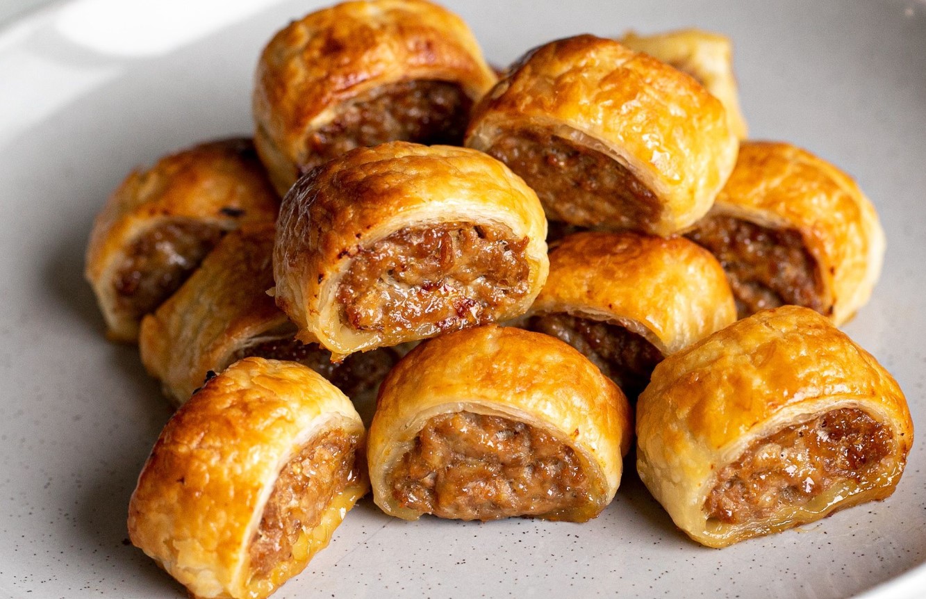 French Onion Sausage Rolls Recipe