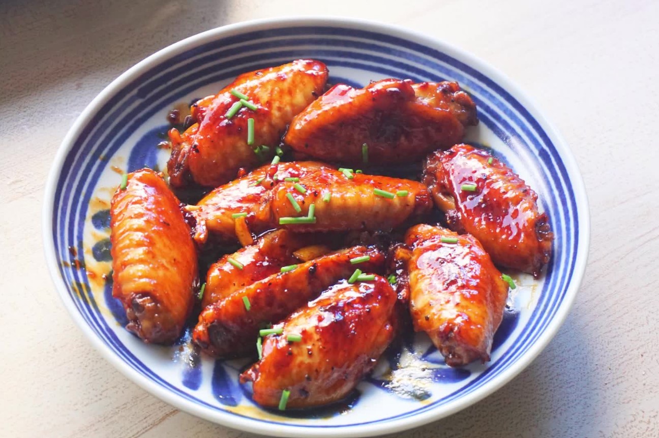 Lemon Honey Chicken Wings