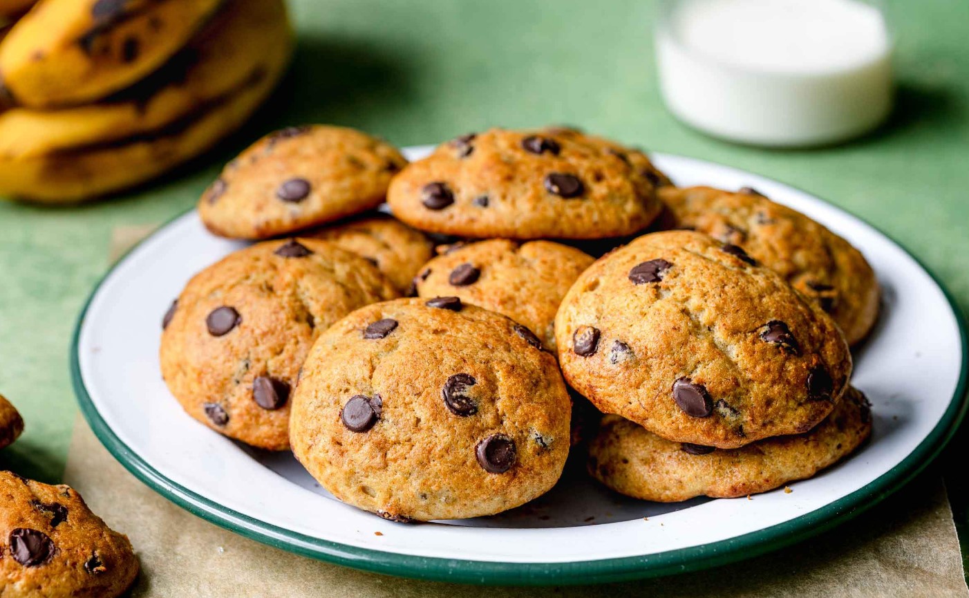 Banana Chocolate Chip Cookies Recipe