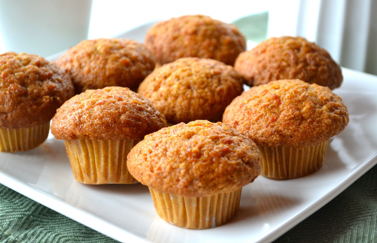 Moist Carrot Muffins