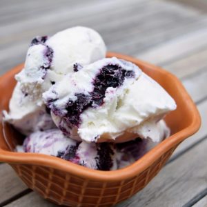 Blueberry Swirl Ice Cream Recipe