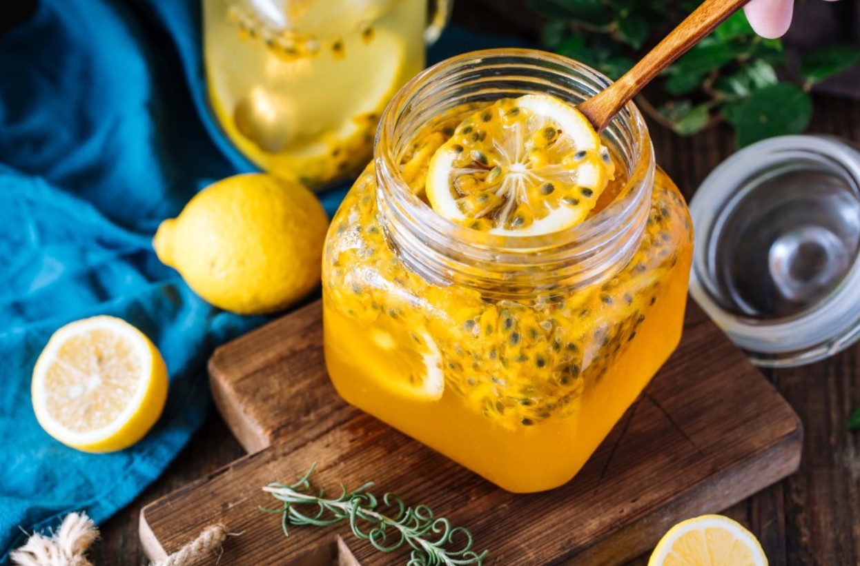 Passion Fruit Honey Lemonade Recipe